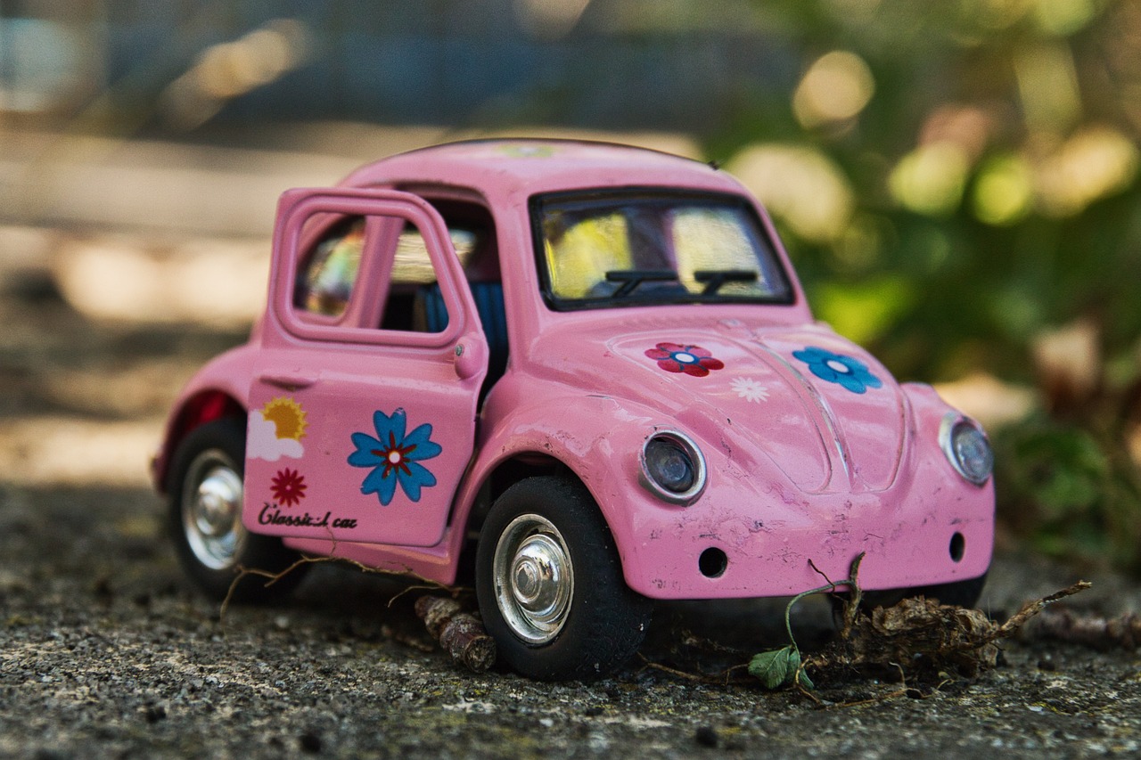 Strýc měl krásné modely aut.